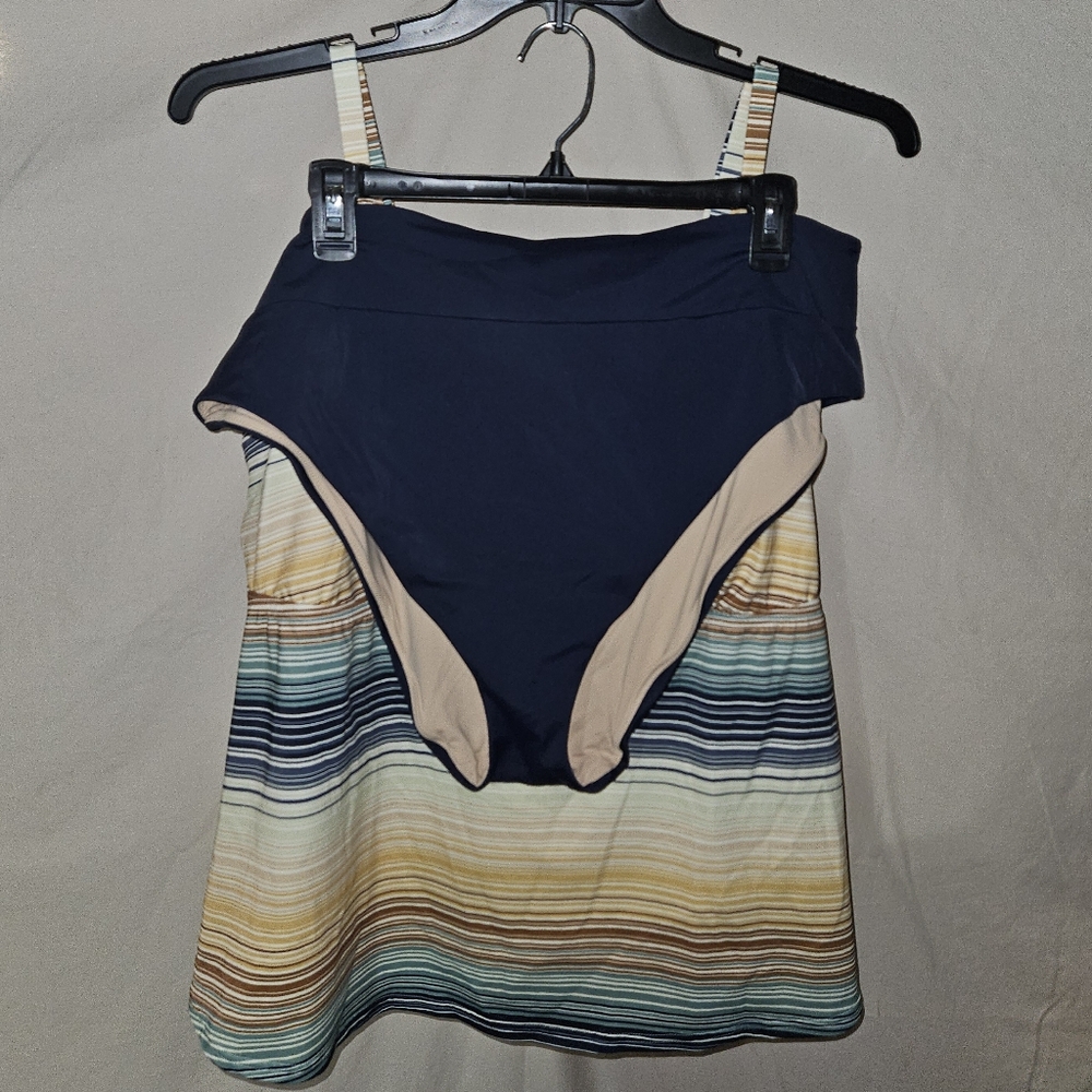 MeUndies Navy and Striped Swim Set
